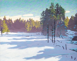 Winter Freeze 24x30 acrylic on canvas
